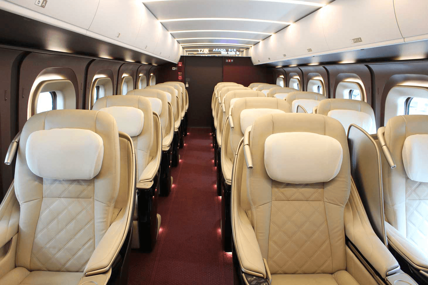 Hokuriku Shinkansen Gran Class seats