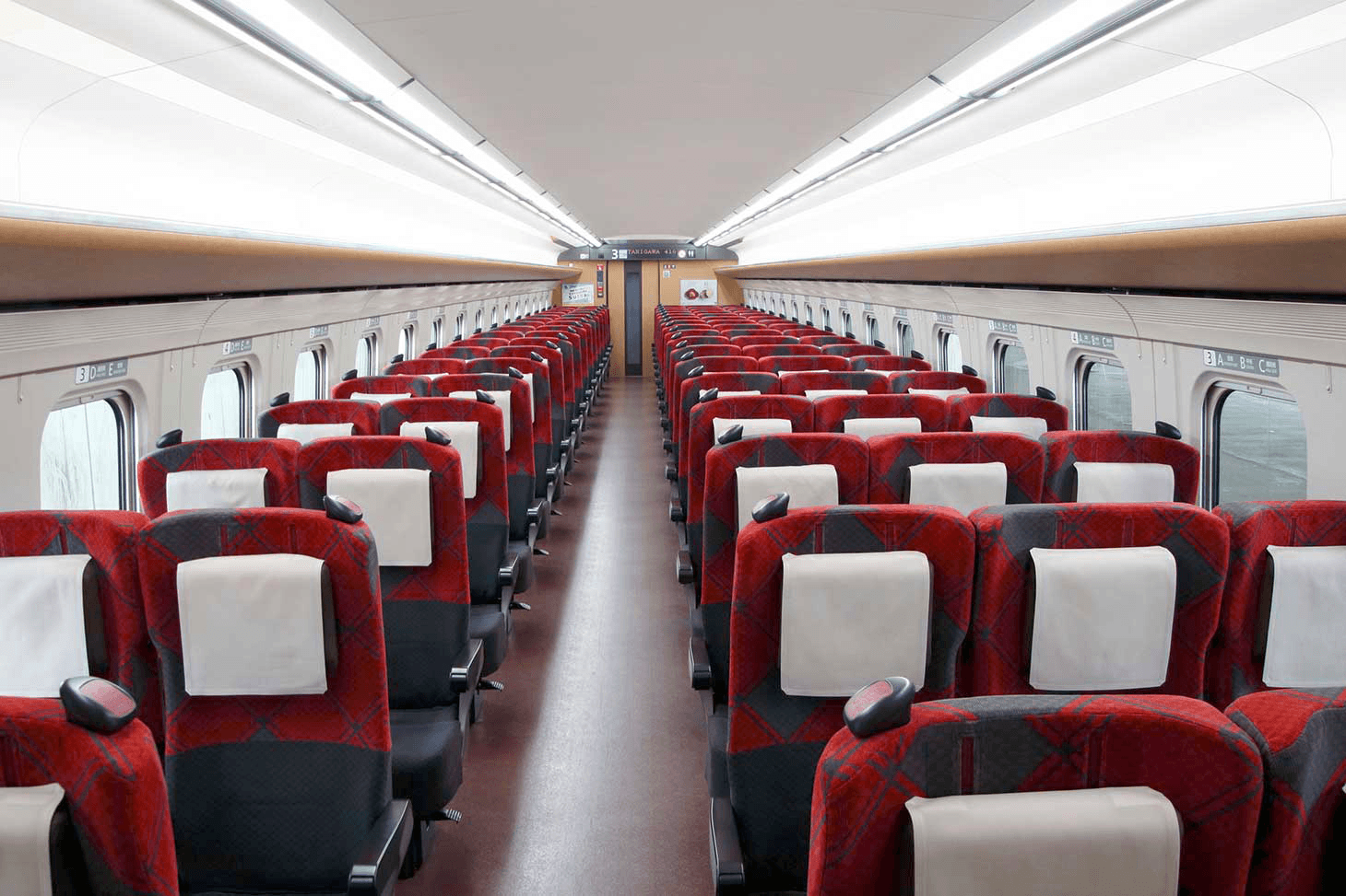 Hokuriku Shinkansen seats